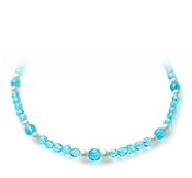 Necklace with:: Blue Deep