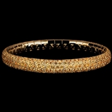 Spring bracelet 750/1000 yellow gold 