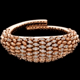 Bracelet 750/1000 pink gold 