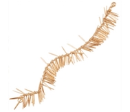 Golden Bracelet - Pine Leaves